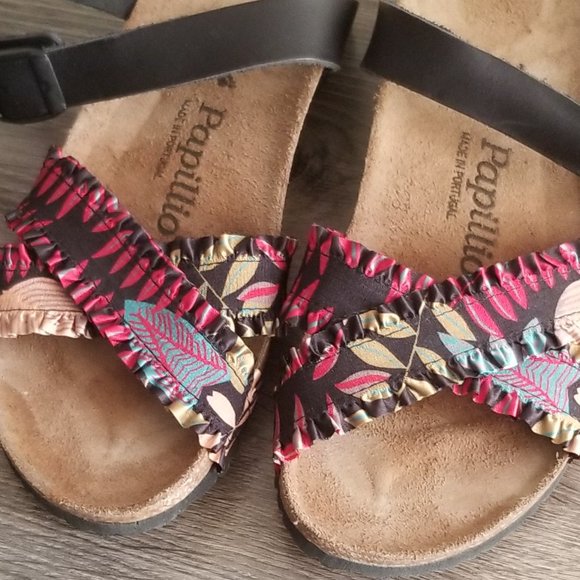 Nearly New Birkenstock Papillio "Lola" Ankle Wrap Sandals Size 6. - Picture 3 of 10